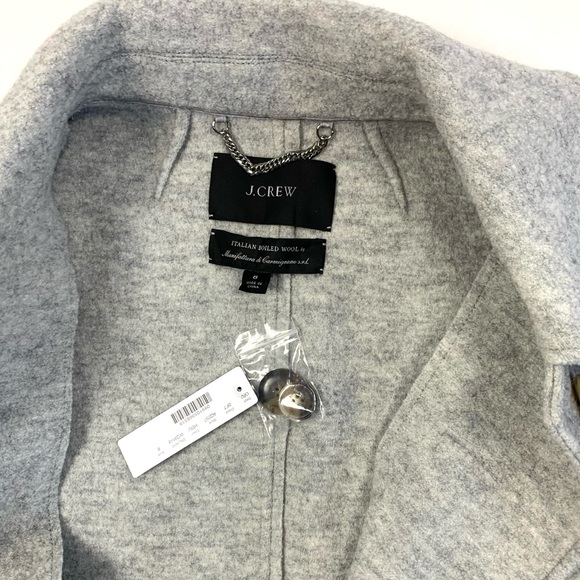 *SOLD* J. Crew Italian Boiled Wool Coat - Picture 9 of 9